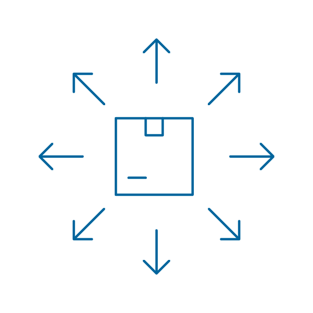 Icono de venta directa al consumidor