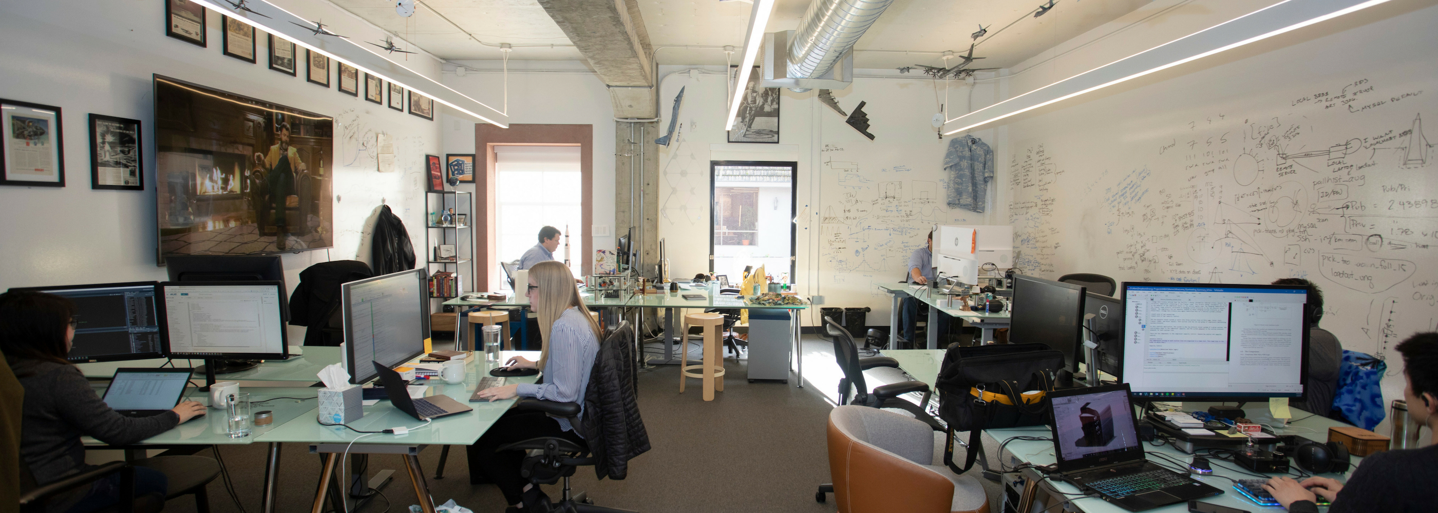 Espace de bureau de l’équipe de sciences appliquées