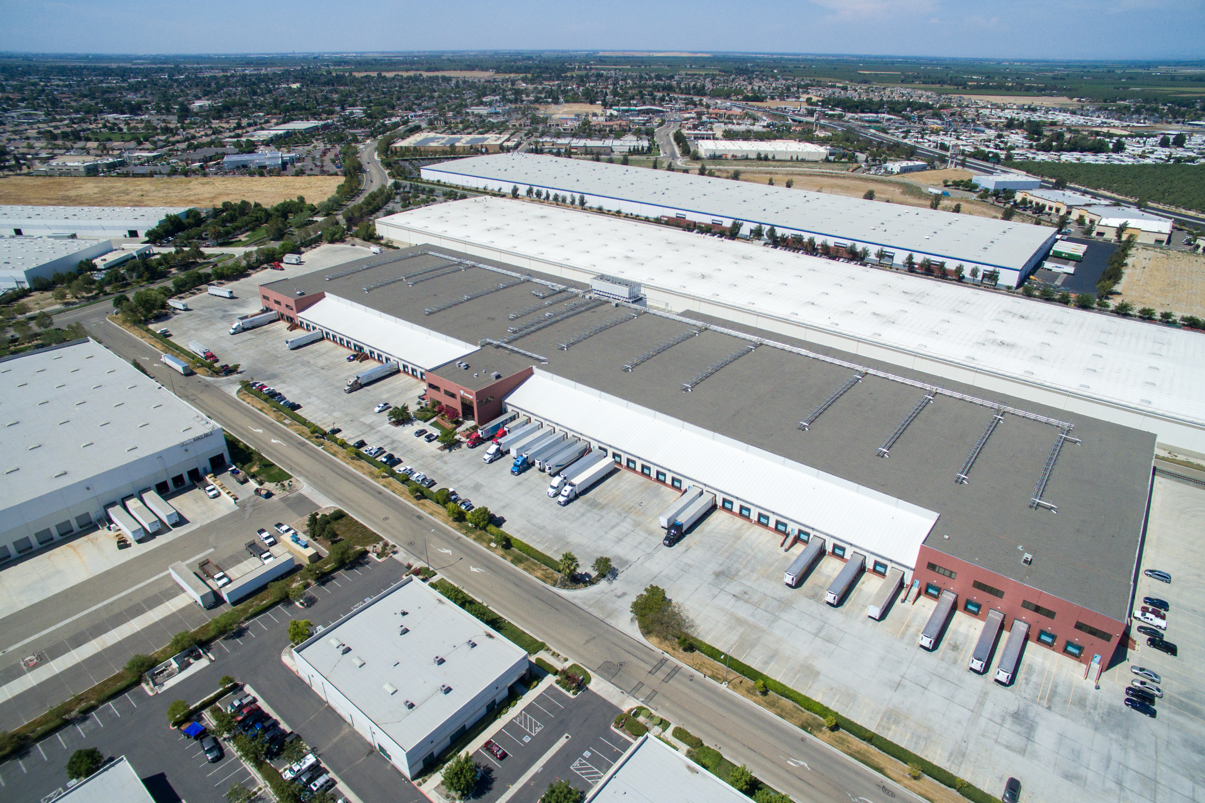 Photo aérienne de LineageInstallation de Manteca