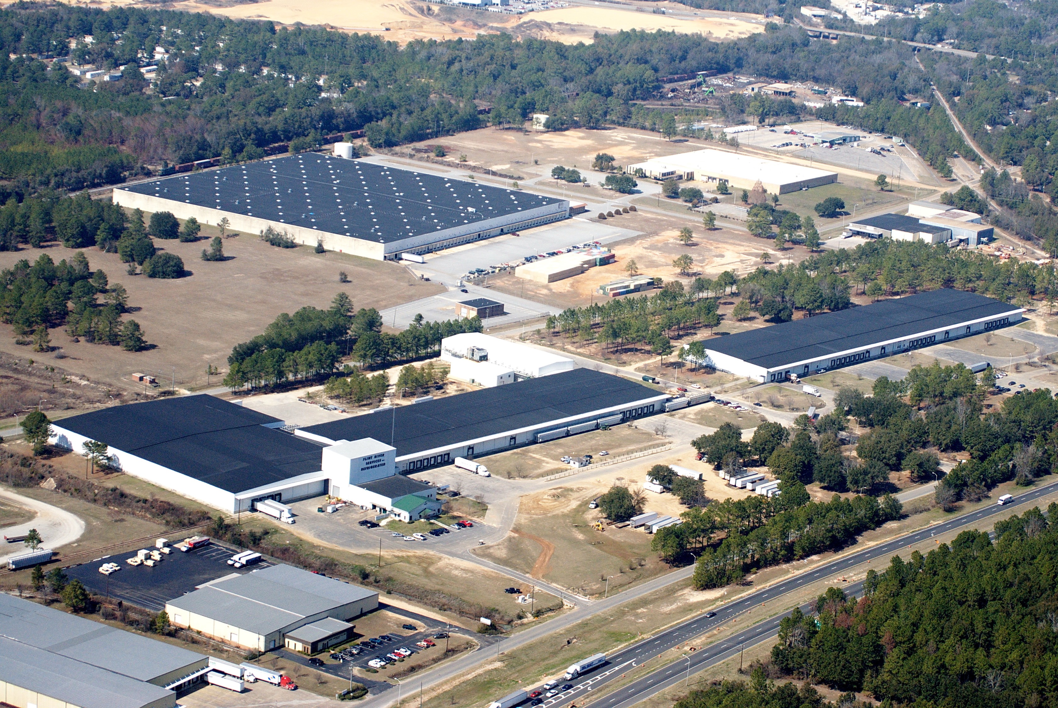 Photo aérienne de LineageCampus d’Albany