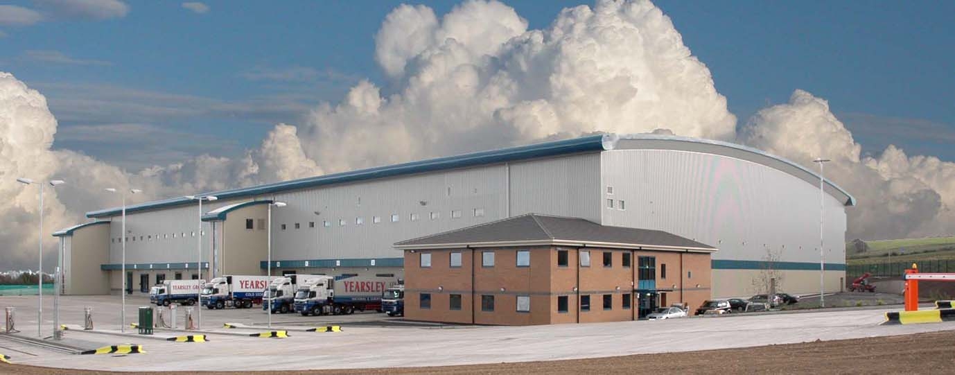 Foto exterior de las instalaciones de Lineage en Seaham