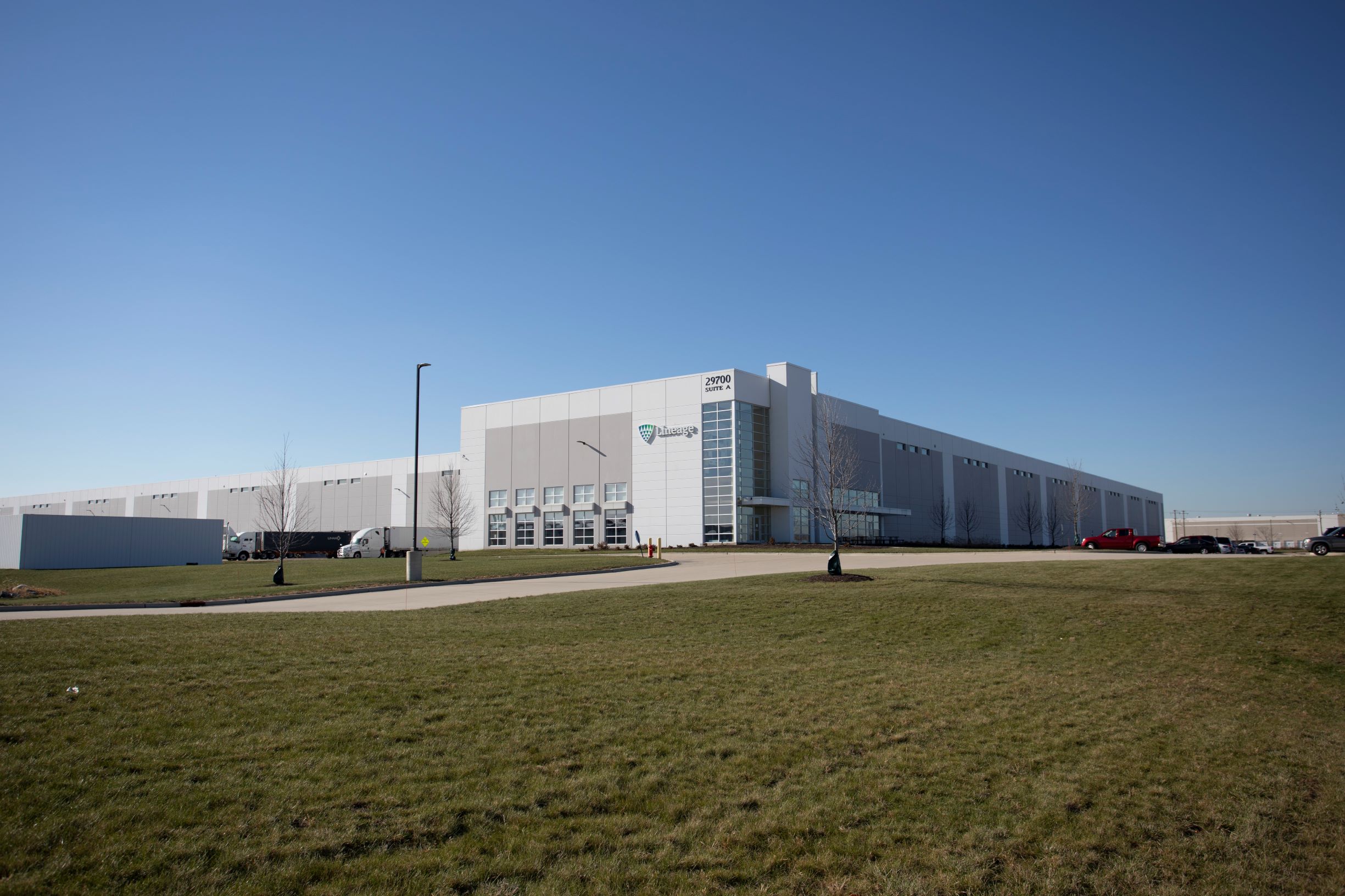 Foto exterior de las instalaciones de Lineage en Wilmington - Graaskamp