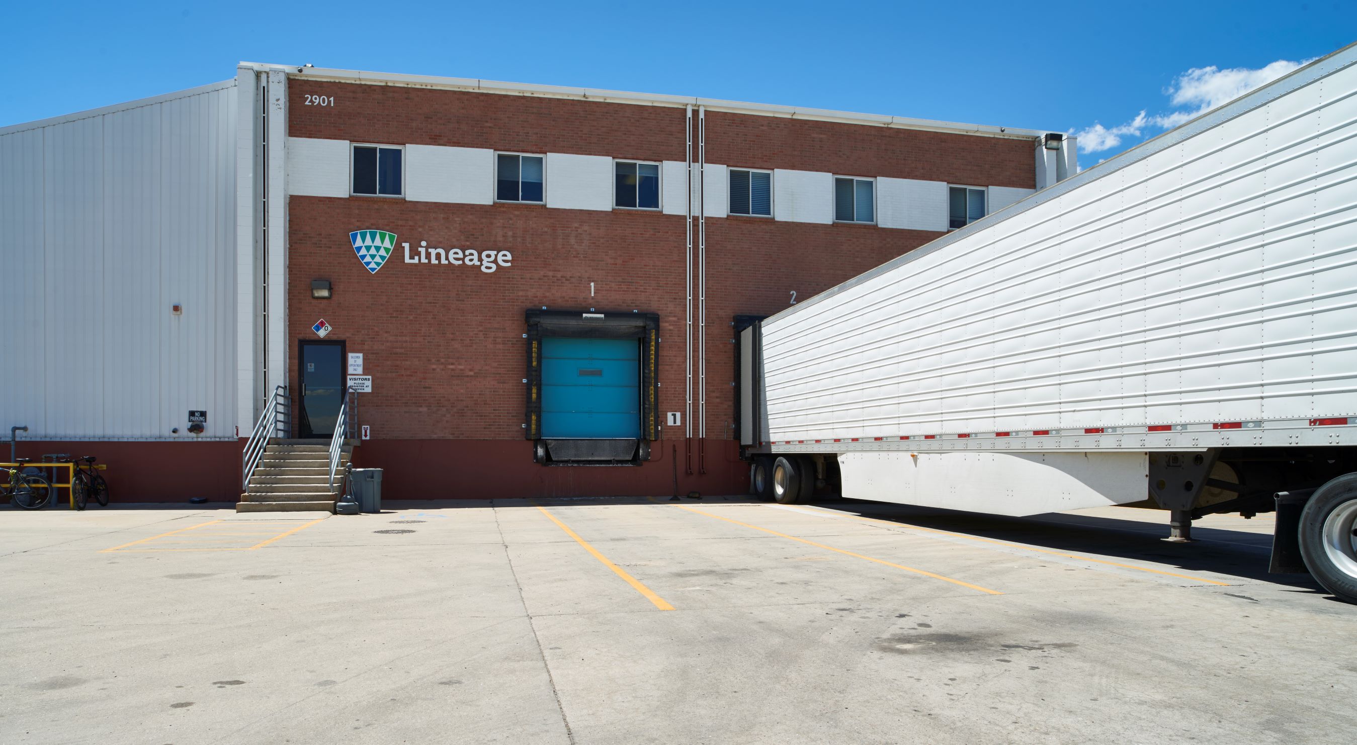 Photo de l’entrée de l’installation de Greeley