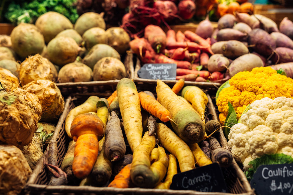 Les produits frais dans l’épicerie