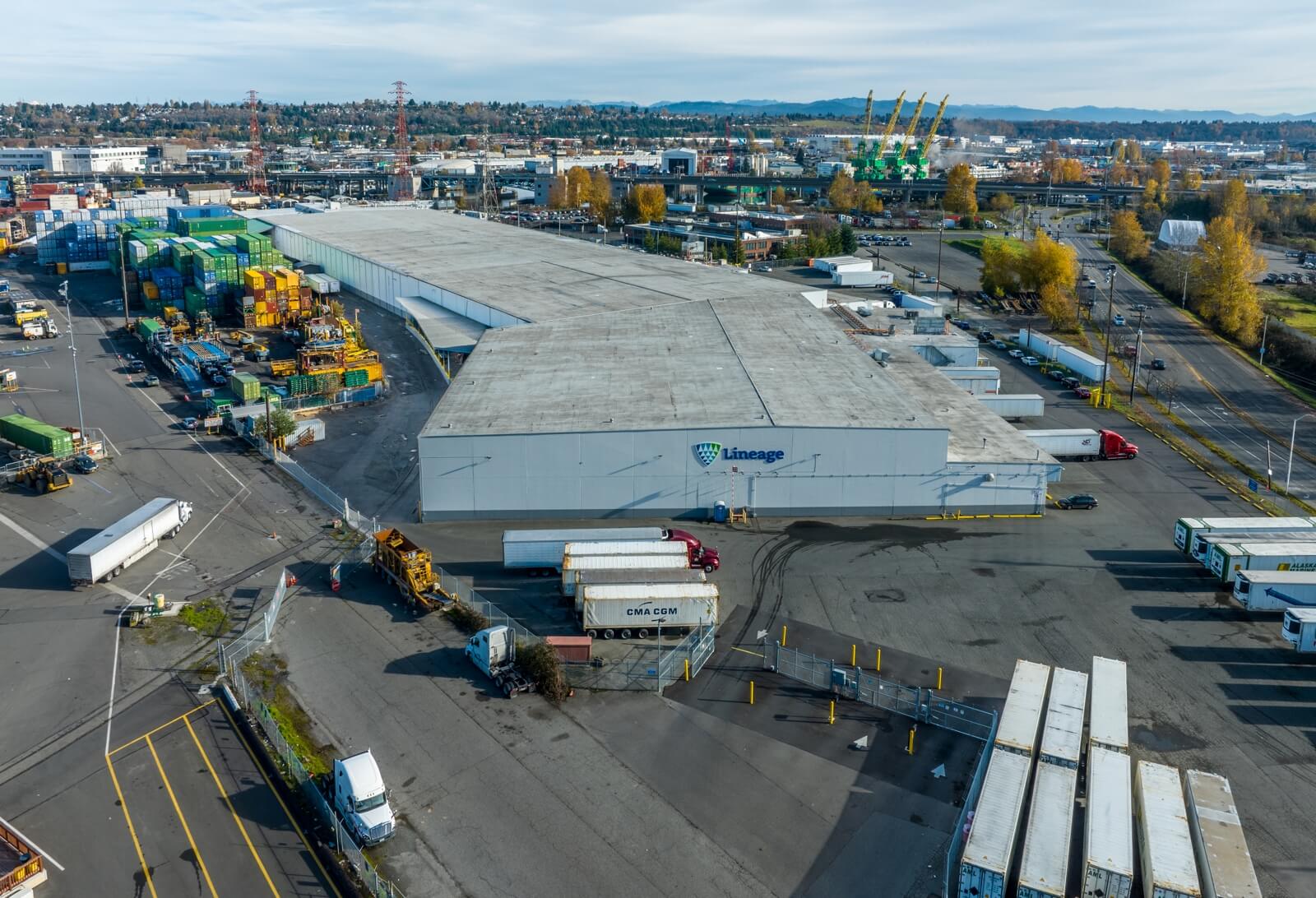 Lineage | Seattle-Michigan Port Logistics Facility