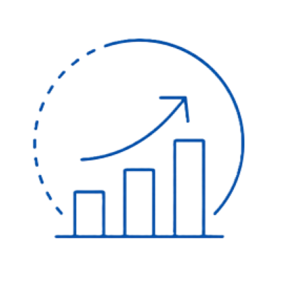 Icon representing scalable direct-to-consumer fulfillment.
