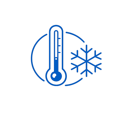 Icon representing temperature-controlled fulfillment expertise.