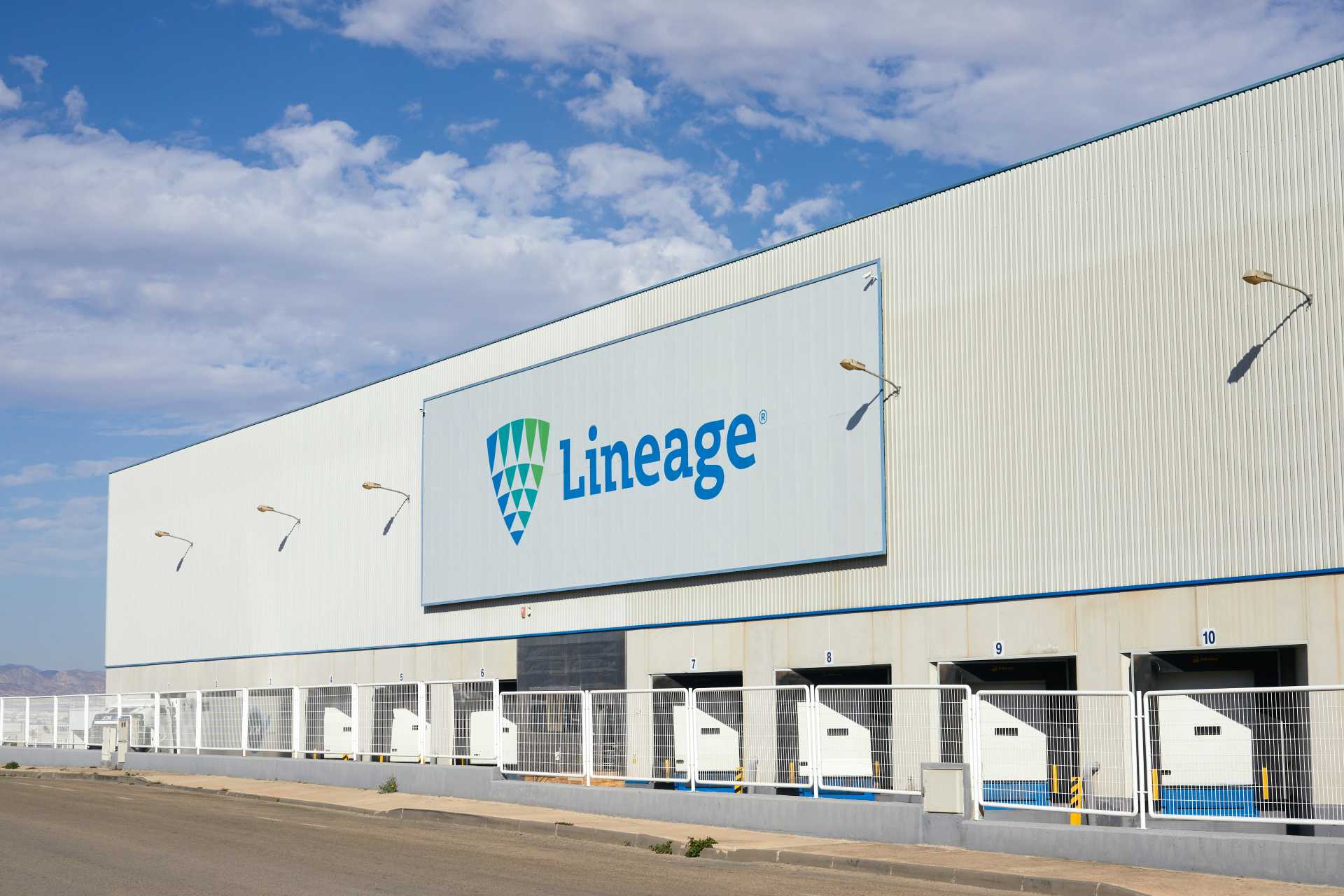 A Lineage cold storage warehouse in Europe