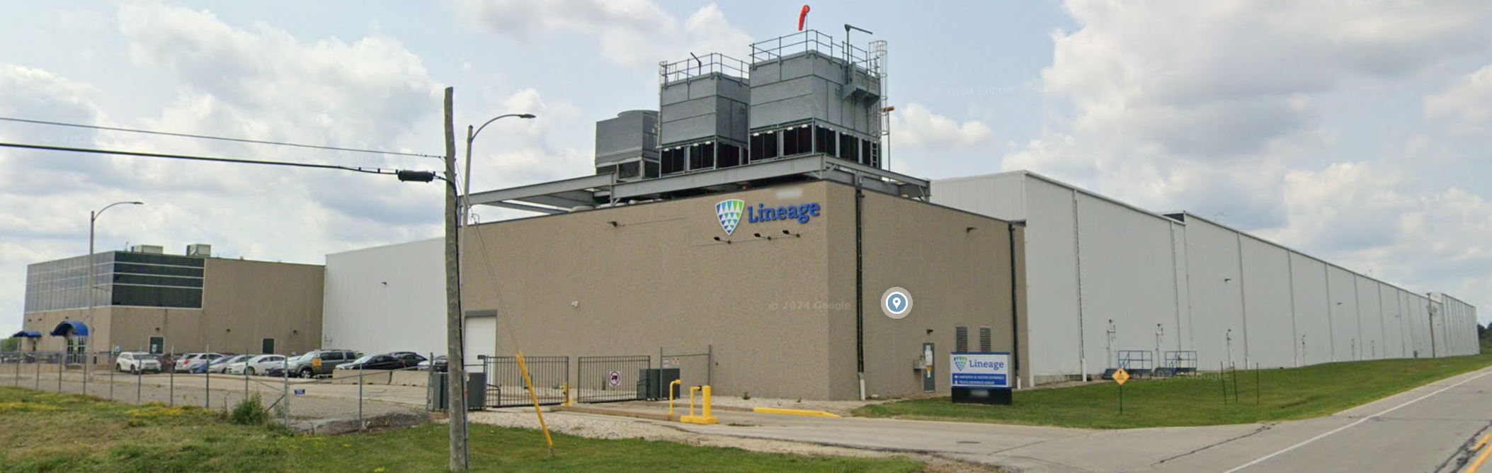 Extérieur de l’entrepôt frigorifique de Milwaukee