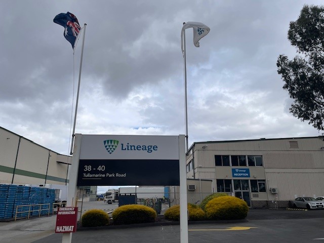 Image extérieure d’un Lineage installation