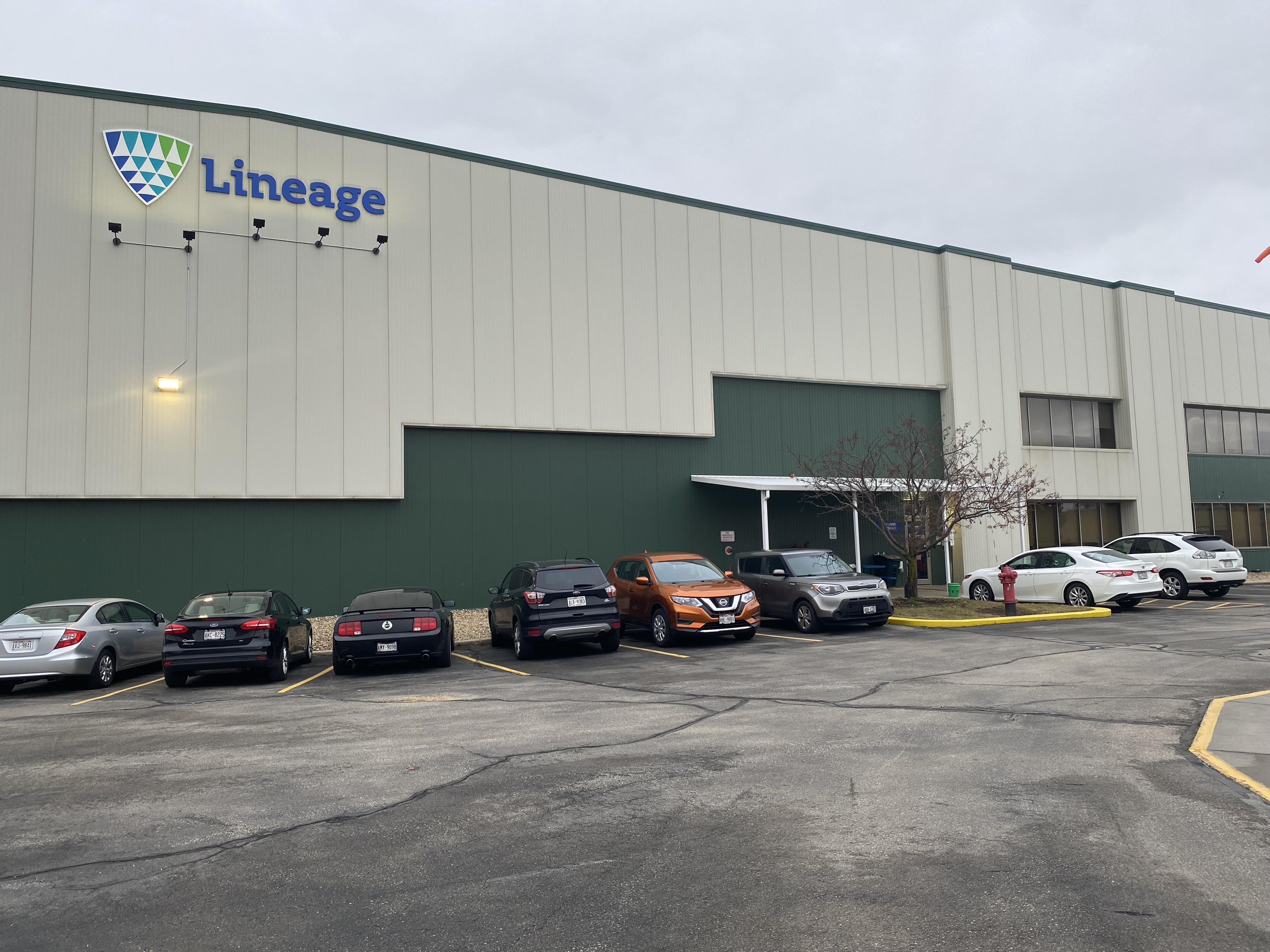 Extérieur de l’entrepôt frigorifique McFarland du Wisconsin