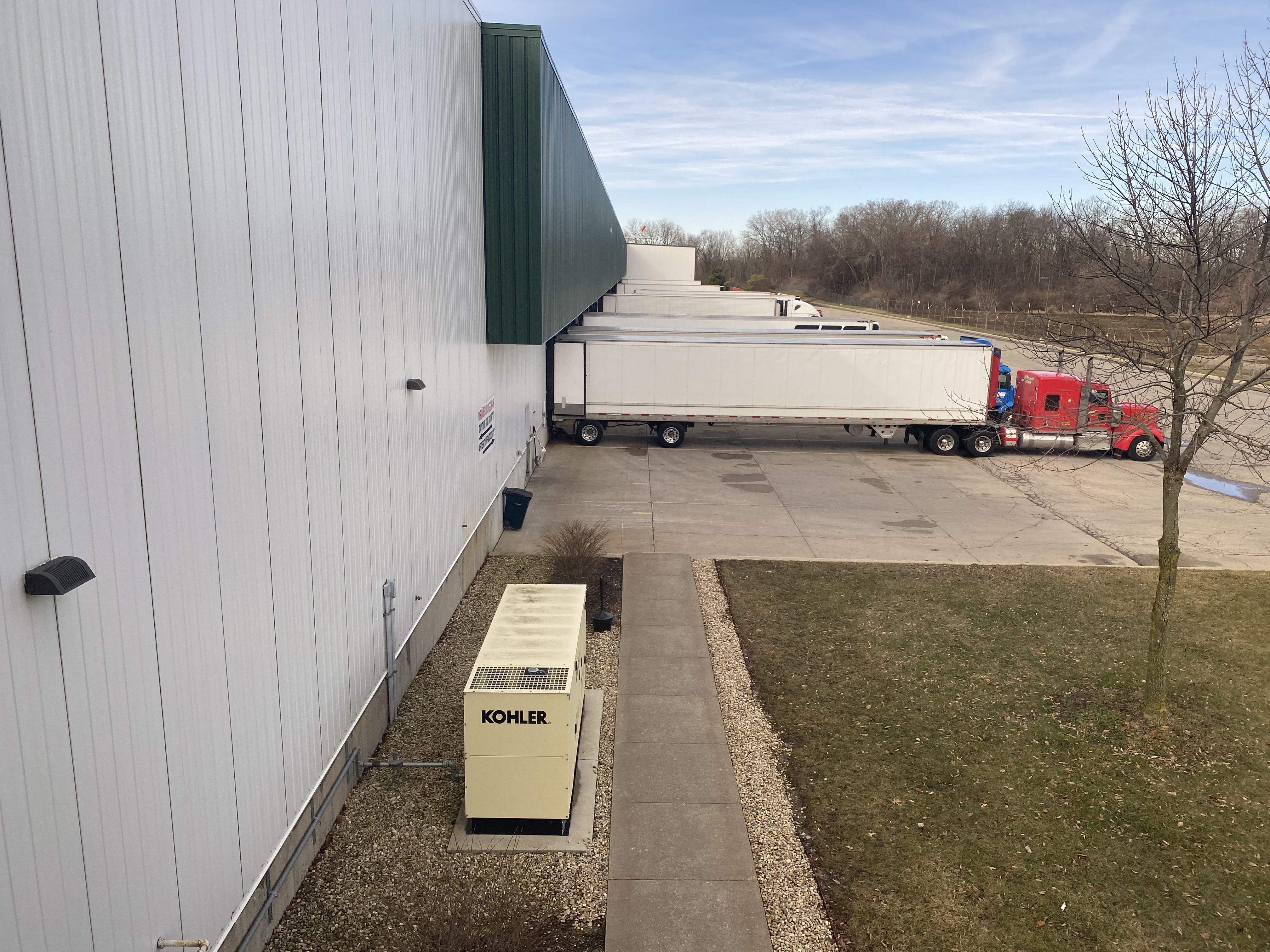 Extérieur de l’entrepôt frigorifique McFarland du Wisconsin