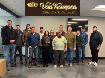 MC Van Kampen Trucking Inc. was named Lineage's US Regional East Truckload Carrier of the Year