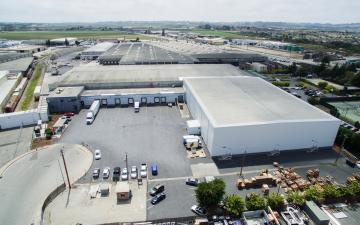 Aerial photo of Lineage's Watsonville - Cascade facility