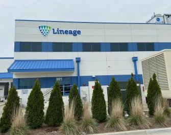 Lineage's cold storage warehouse in Joliet, IL provides supply chain solutions in the Chicagoland region.