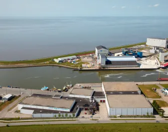 Lineage’s Harlingen cold storage facility in the Netherlands offering port-centric warehousing, freight services and customs support.