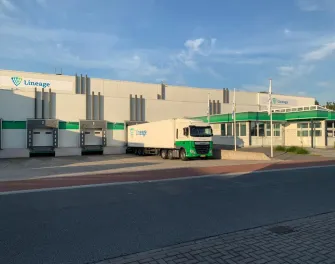 Lineage entrepôt frigorifique à Asten, aux Pays-Bas, offrant des services de surgélation et de logistique