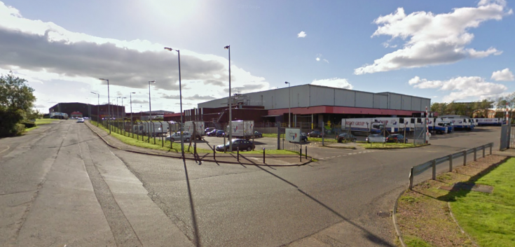 Exterior photo of Lineage's Bellshill facility