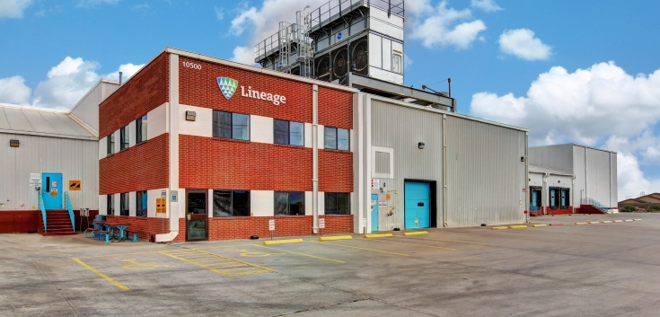 Exterior photo of Lineage's El Paso facility