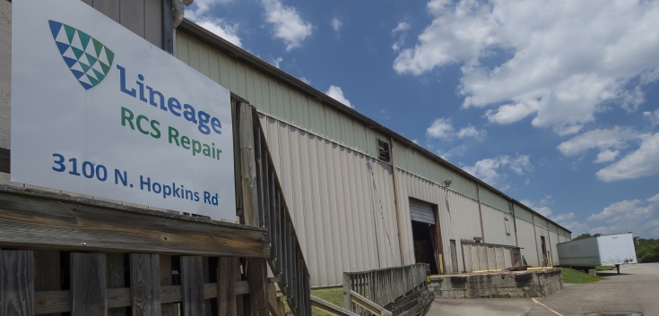 Exterior photo of Lineage's Richmond - Repair facility