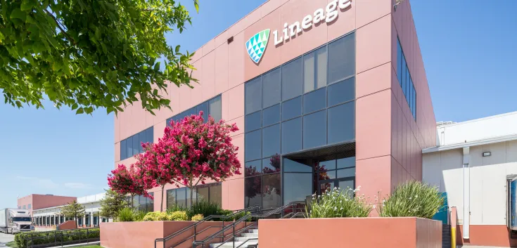 Photo de l’entrée principale de l’installation de Manteca