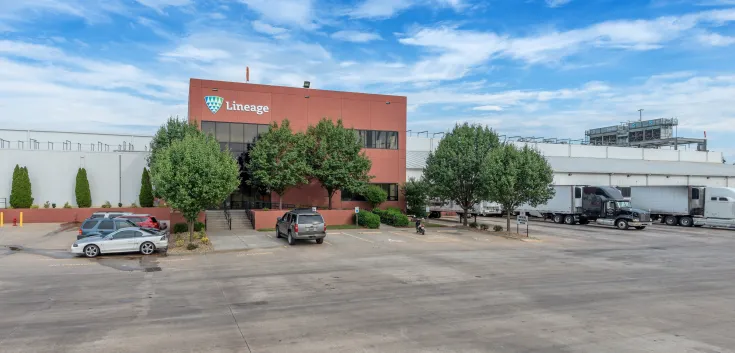 Foto exterior de las instalaciones de Lineage en Statesville