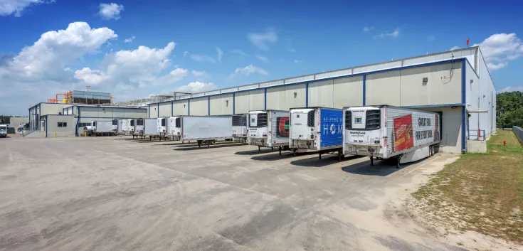 Photo extérieure de Lineagede l’usine de Tar Heel