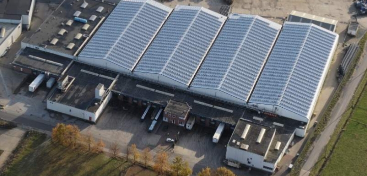 Rijkevorsel Warehouse Aerial Shot Belgium