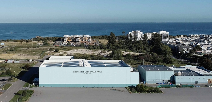 Lineage's Fremantle facility in Western Australia, near Fremantle Port, provides supply chain services like cold storage warehousing, blast freezing and transportation solutions.