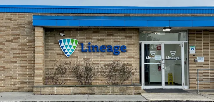 Lineage's Allentown - Mitchell cold storage warehouse