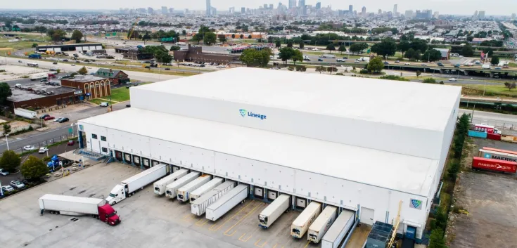 Lineage's port-centric warehouse in Philadelphia
