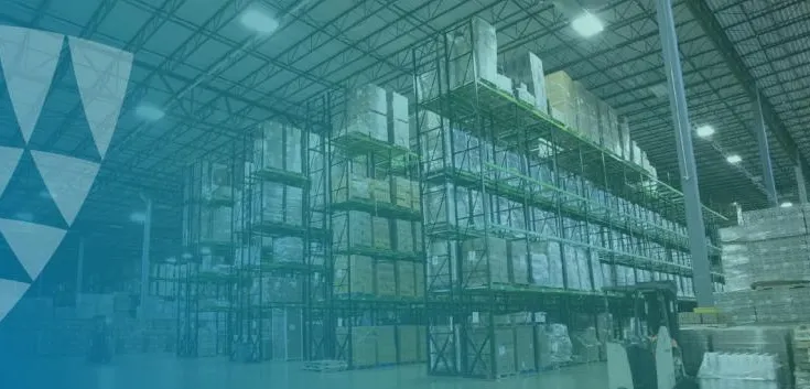 Default Facility Image Lineage Logo with warehouse in background