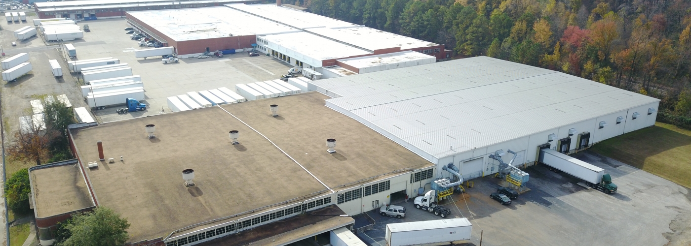 Drone photo of Lineage's Sandston - SEFF facility