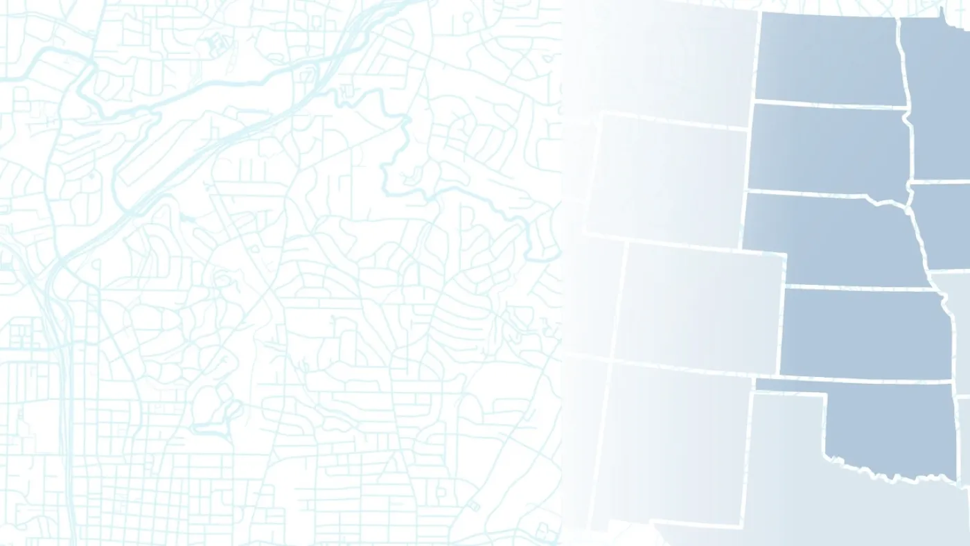 Header image showing the Great Plains region of Lineage's facility footprint