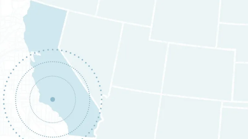 Balise cartographique de héros du sud de la Californie