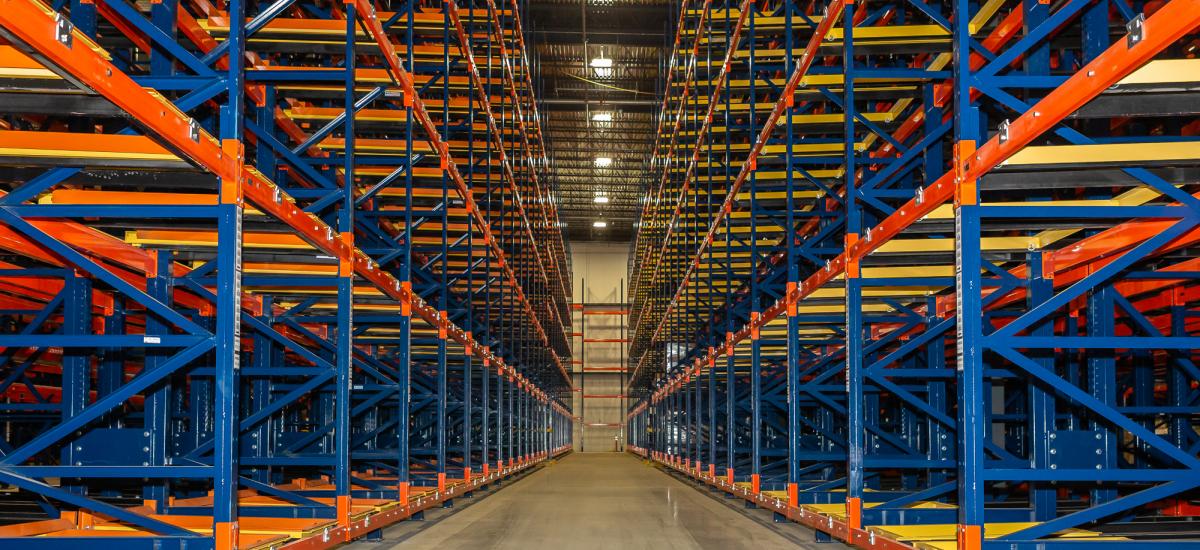 Racking in a Lineage facility