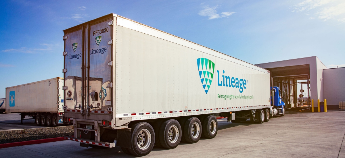 un Lineage Camion réfrigéré de marque