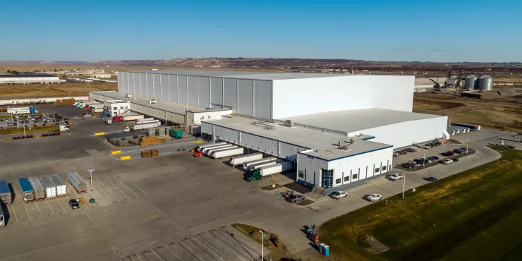 Lineage Image de l’installation d’entreposage à température contrôlée