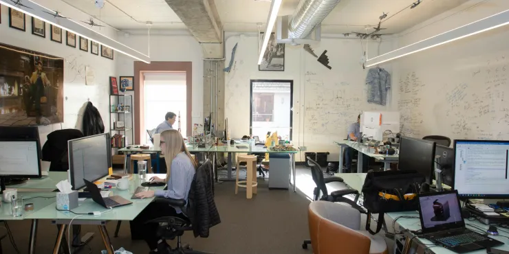 Oficinas para el equipo de ciencias aplicadas