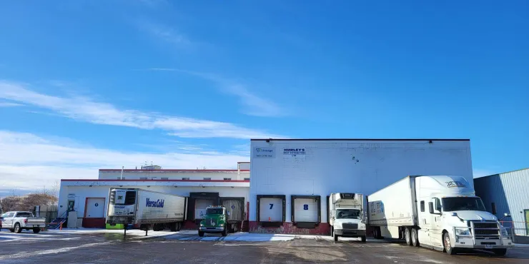 Lineage Image de l’installation d’entreposage à température contrôlée