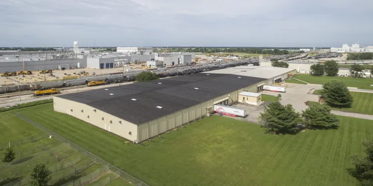 Photo aérienne de Lineagede Decatur (IL)