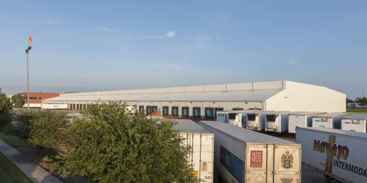 Foto exterior de las instalaciones de Lineage en Ginebra