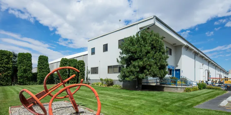 Photo de l’entrée principale de l’installation Quincy - Columbia