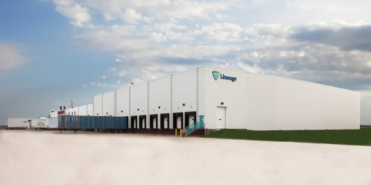 Foto exterior de las instalaciones de Lineage en Dodge City