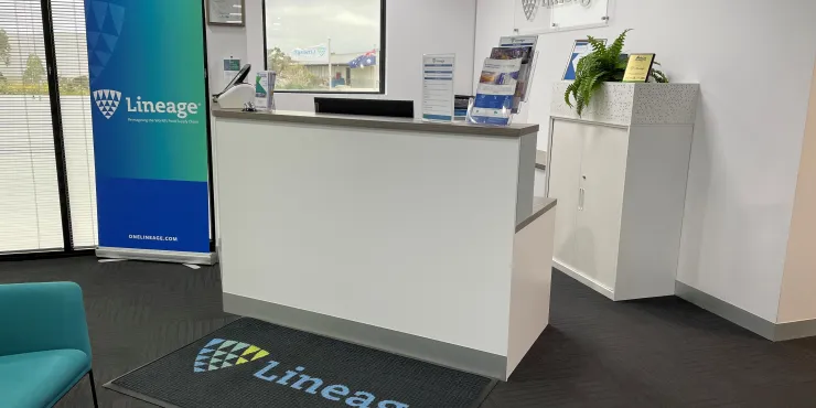 Lineage Image de l’installation d’entreposage à température contrôlée