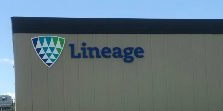 Lineage Image de l’installation d’entreposage à température contrôlée