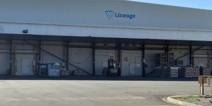 Lineage Image de l’installation d’entreposage à température contrôlée