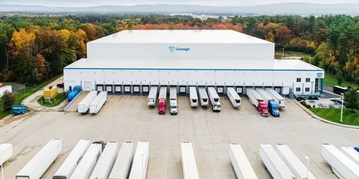 Lineage Image de l’installation d’entreposage à température contrôlée
