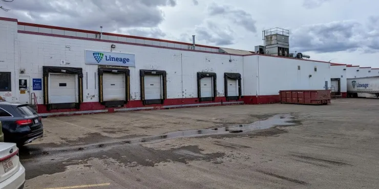 Lineage Image de l’installation d’entreposage à température contrôlée