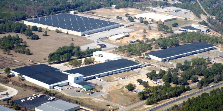 Photo aérienne de LineageCampus d’Albany